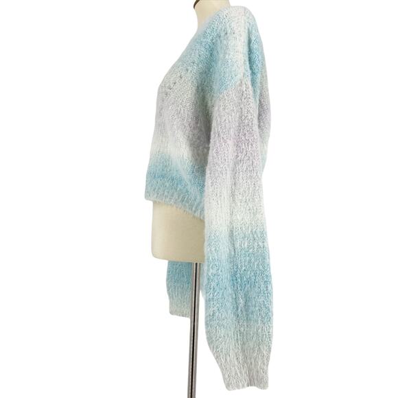 Wild Fable Blue Multicolored Sweater Large NWT - Picture 6 of 6